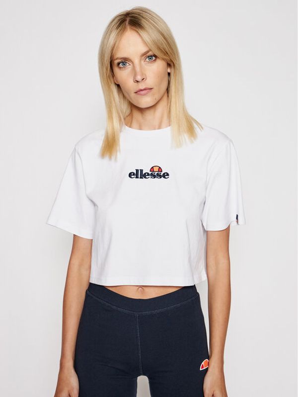 Ellesse Ellesse Majica Fireball SGB06838 Bela Loose Fit