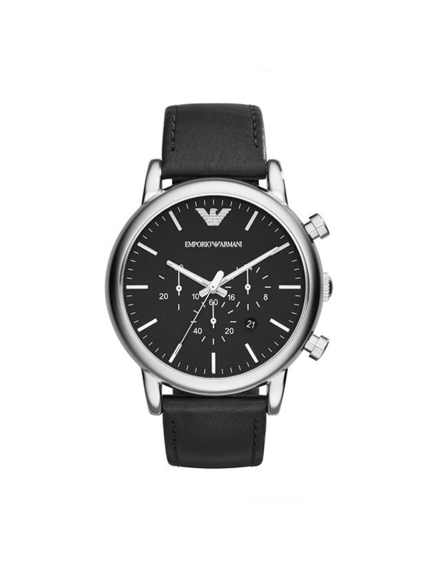 Emporio Armani Emporio Armani Ročna ura AR1828 Črna