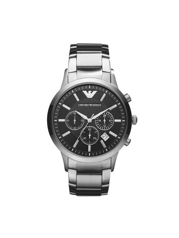 Emporio Armani Emporio Armani Ročna ura AR2434 Srebrna