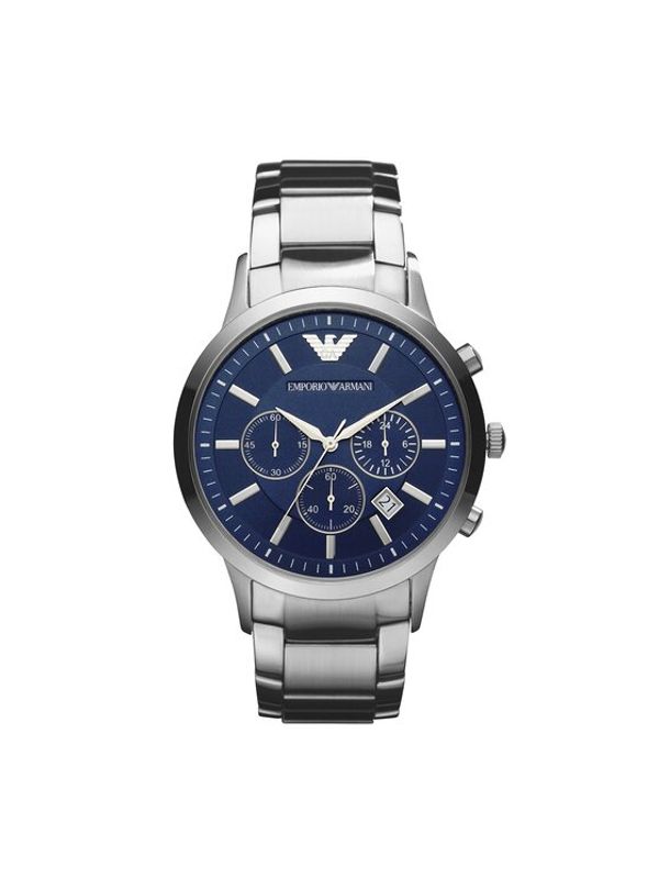 Emporio Armani Emporio Armani Ročna ura AR2448 Srebrna