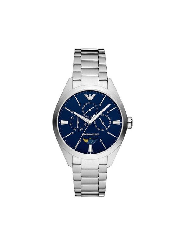 Emporio Armani Emporio Armani Ročna ura Claudio AR11553 Srebrna