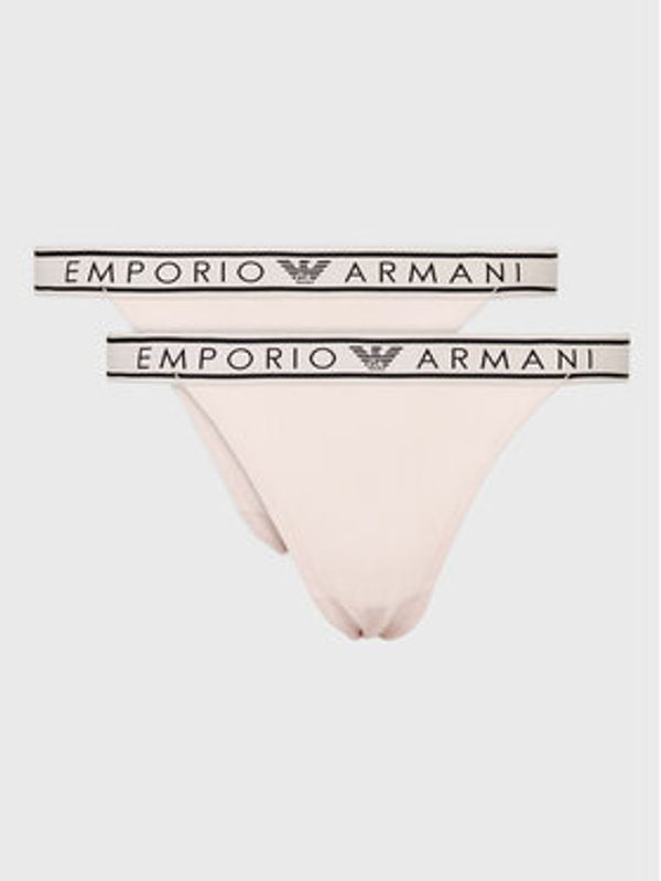 Emporio Armani Underwear Emporio Armani Underwear Set 2 parov tangic 164522 2F221 00470 Bež