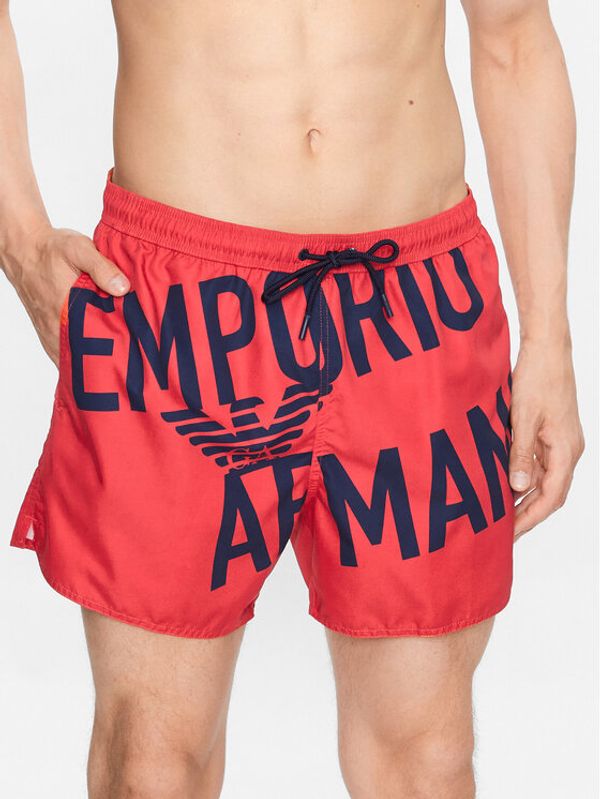 Emporio Armani Underwear Emporio Armani Underwear Kopalne hlače 211740 3R424 21875 Rdeča Regular Fit