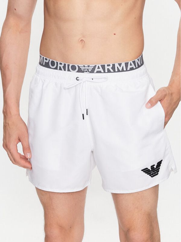 Emporio Armani Underwear Emporio Armani Underwear Kopalne hlače 211740 3R432 00010 Bela Regular Fit