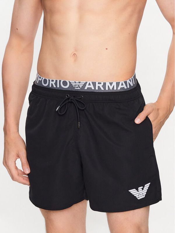 Emporio Armani Underwear Emporio Armani Underwear Kopalne hlače 211740 3R432 00020 Črna Regular Fit