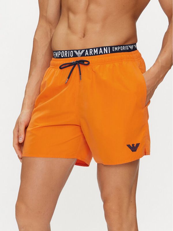 Emporio Armani Underwear Emporio Armani Underwear Kopalne hlače 211740 4R432 00262 Oranžna Regular Fit