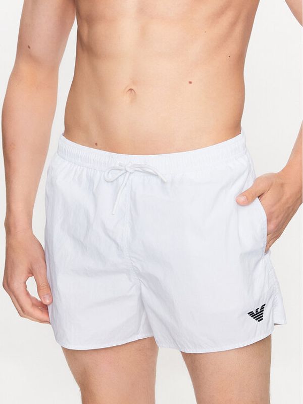 Emporio Armani Underwear Emporio Armani Underwear Kopalne hlače 211756 3R422 00010 Bela Regular Fit
