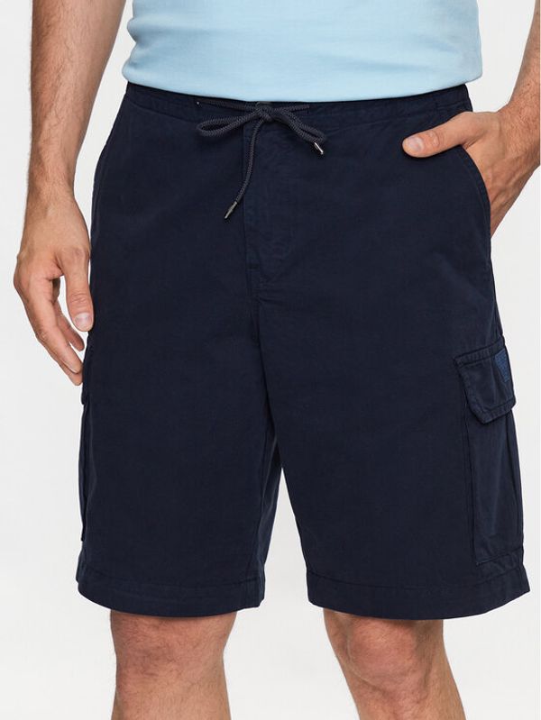 Emporio Armani Underwear Emporio Armani Underwear Kratke hlače iz tkanine 211835 3R471 06935 Mornarsko modra Regular Fit
