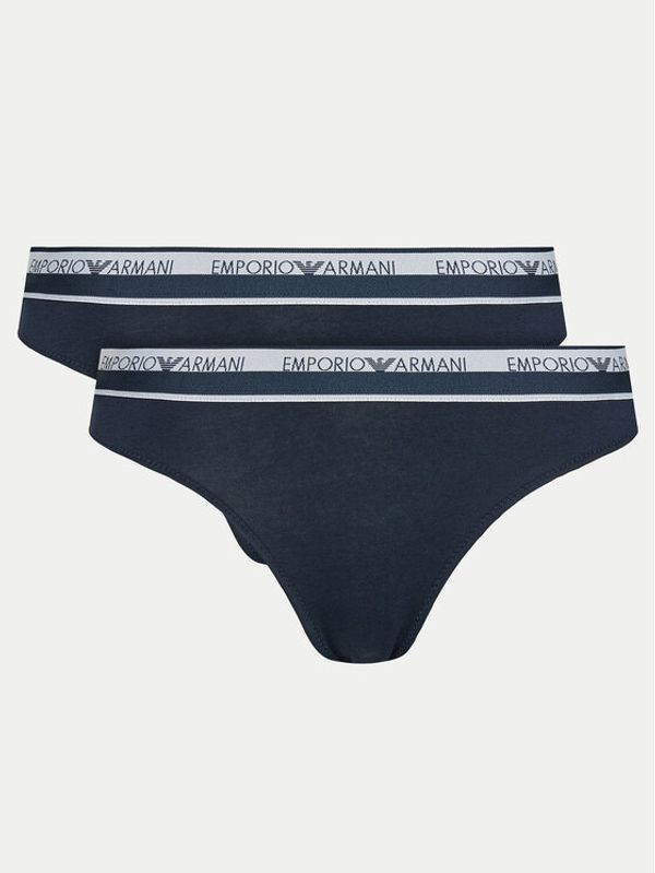 Emporio Armani Underwear Emporio Armani Underwear Set 2 parov brazilskih spodnjih hlačk 163334 4R227 00135 Mornarsko modra