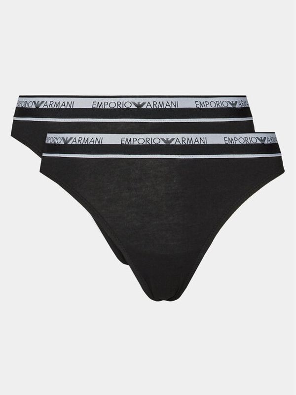 Emporio Armani Underwear Emporio Armani Underwear Set 2 parov brazilskih spodnjih hlačk 163337 4R227 00020 Črna