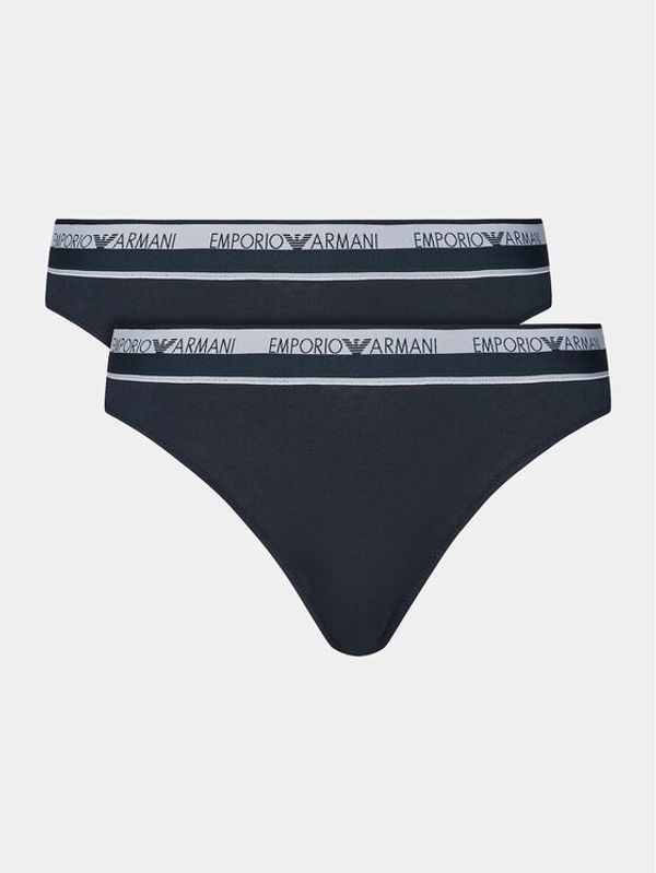 Emporio Armani Underwear Emporio Armani Underwear Set 2 parov brazilskih spodnjih hlačk 163337 4R227 00135 Mornarsko modra