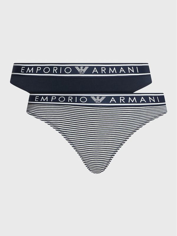 Emporio Armani Underwear Emporio Armani Underwear Set 2 parov klasičnih spodnjih hlačk 163334 3R219 21136 Mornarsko modra