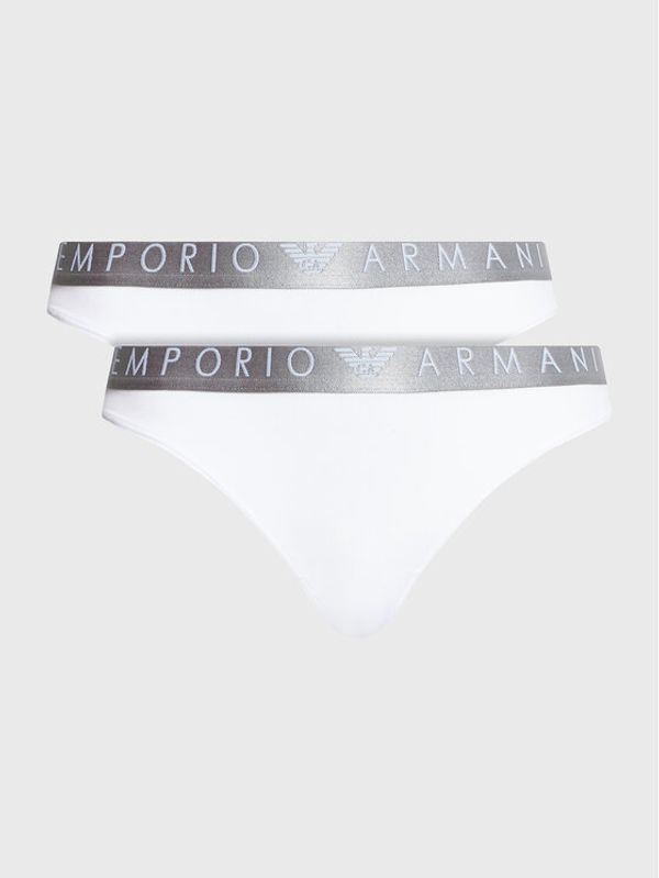 Emporio Armani Underwear Emporio Armani Underwear Set 2 parov klasičnih spodnjih hlačk 163334 3R235 00010 Bela