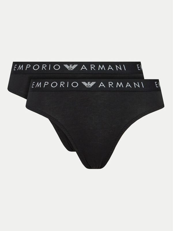 Emporio Armani Underwear Emporio Armani Underwear Set 2 parov klasičnih spodnjih hlačk 163334 4F227 00020 Črna