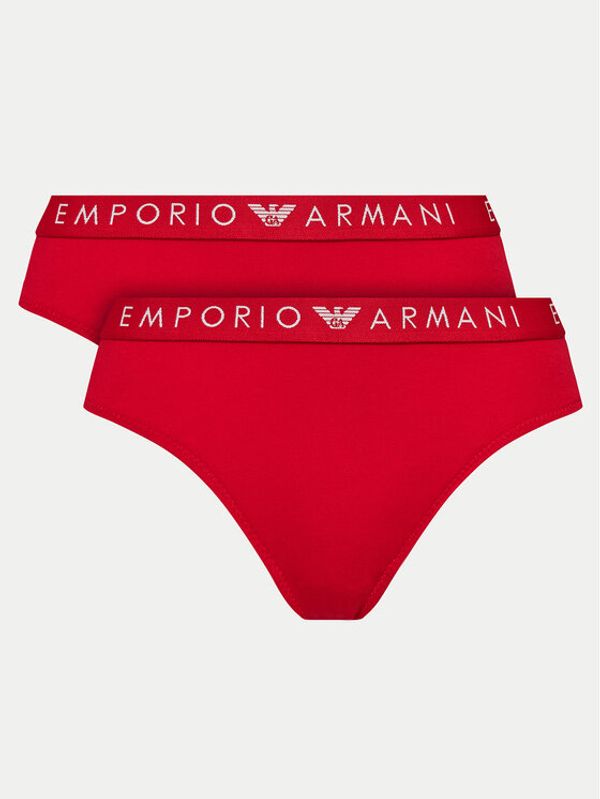 Emporio Armani Underwear Emporio Armani Underwear Set 2 parov klasičnih spodnjih hlačk 163334 4F227 10374 Rdeča