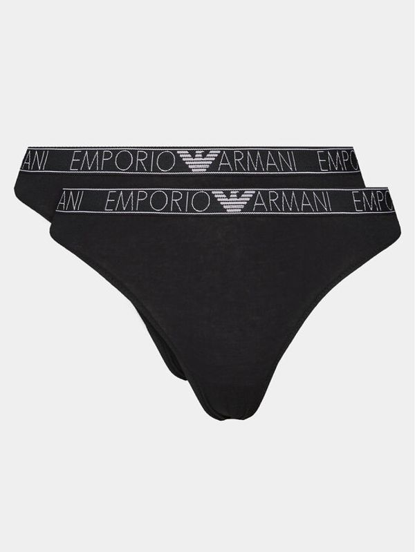 Emporio Armani Underwear Emporio Armani Underwear Set 2 parov klasičnih spodnjih hlačk 163334 4R223 00020 Črna