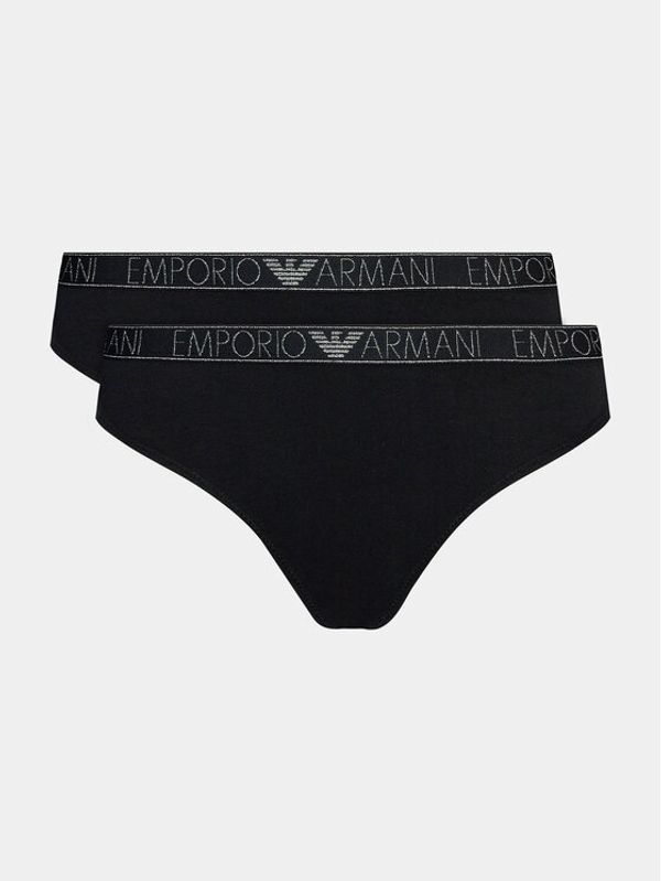 Emporio Armani Underwear Emporio Armani Underwear Set 2 parov tangic 163333 3F223 00020 Črna