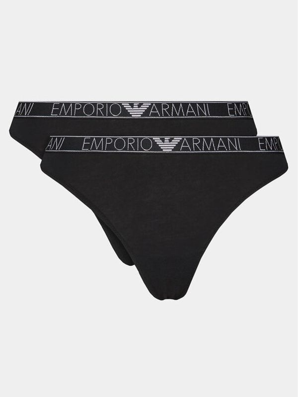 Emporio Armani Underwear Emporio Armani Underwear Set 2 parov tangic 163333 4R223 00020 Črna