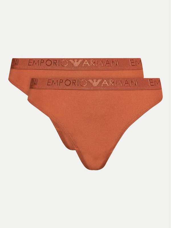 Emporio Armani Underwear Emporio Armani Underwear Set 2 parov tangic 163333 4R235 01656 Rjava