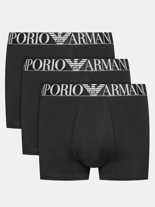 Emporio Armani Underwear Emporio Armani Underwear Set 3 parov boksaric 111357 4F726 73320 Črna