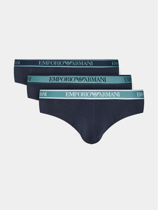 Emporio Armani Underwear Emporio Armani Underwear Set 3 sponjic 111734 3F717 64135 Mornarsko modra