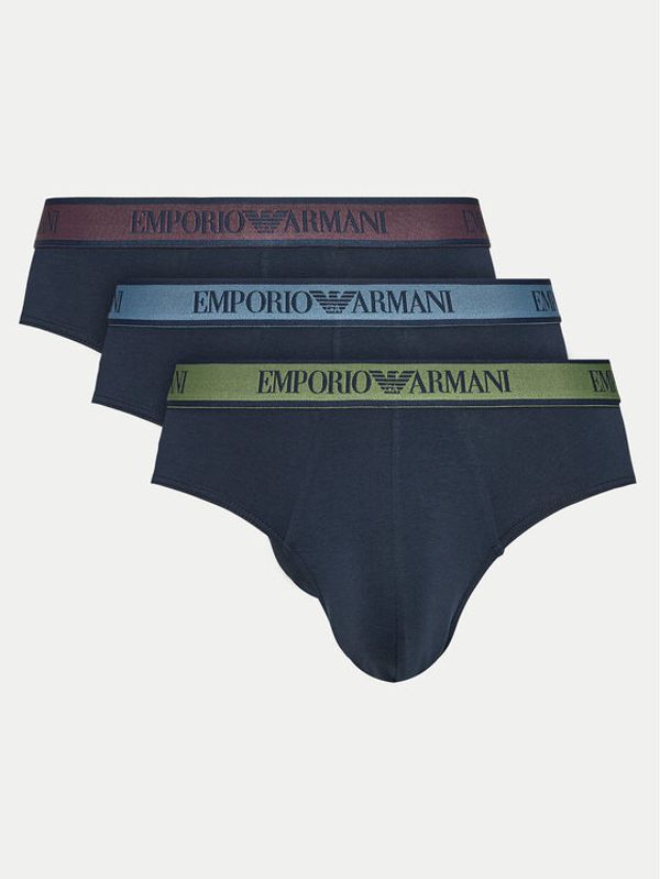 Emporio Armani Underwear Emporio Armani Underwear Set 3 sponjic 111734 4F717 70435 Mornarsko modra