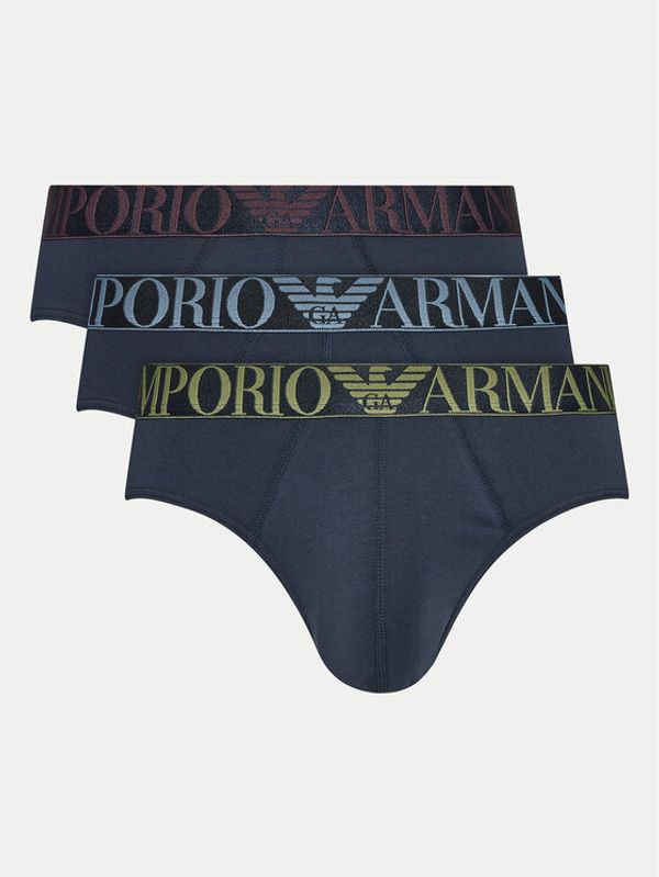 Emporio Armani Underwear Emporio Armani Underwear Set 3 sponjic 111734 4F726 64135 Mornarsko modra