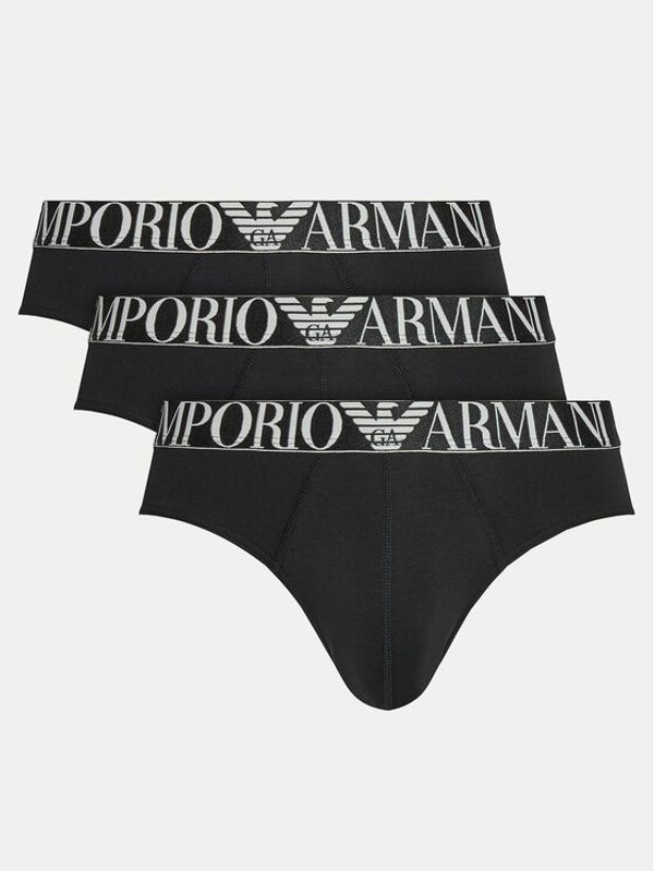 Emporio Armani Underwear Emporio Armani Underwear Set 3 sponjic 111734 4F726 73320 Črna