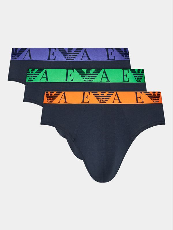 Emporio Armani Underwear Emporio Armani Underwear Set 3 sponjic 111734 4R715 70435 Mornarsko modra