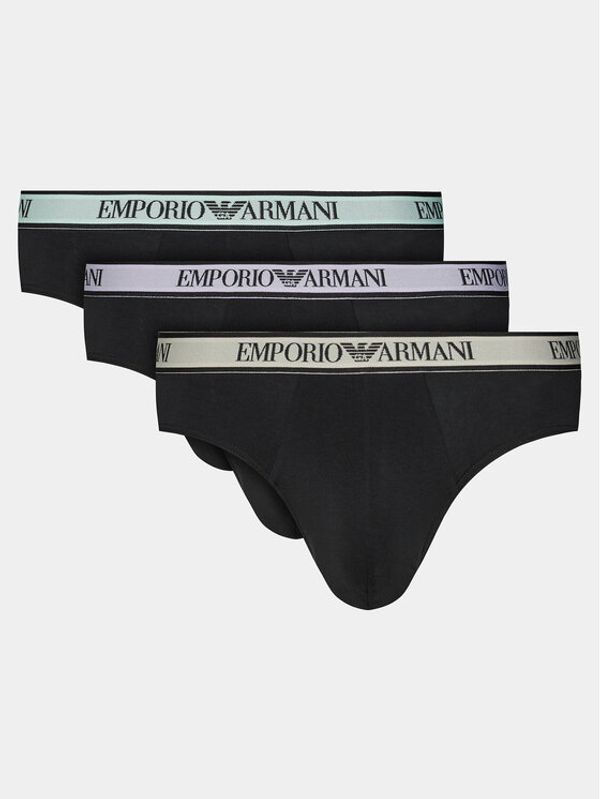 Emporio Armani Underwear Emporio Armani Underwear Set 3 sponjic 111734 4R717 50620 Črna