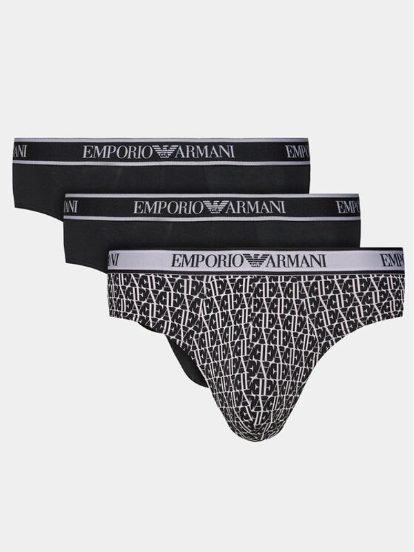 Emporio Armani Underwear Emporio Armani Underwear Set 3 sponjic 112132 4R717 35421 Črna