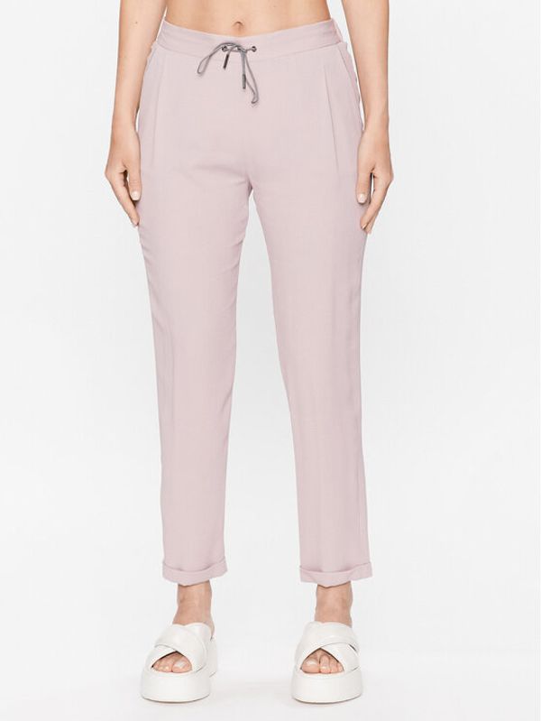 Fabiana Filippi Fabiana Filippi Hlače iz tkanine PADP02W350 Roza Regular Fit