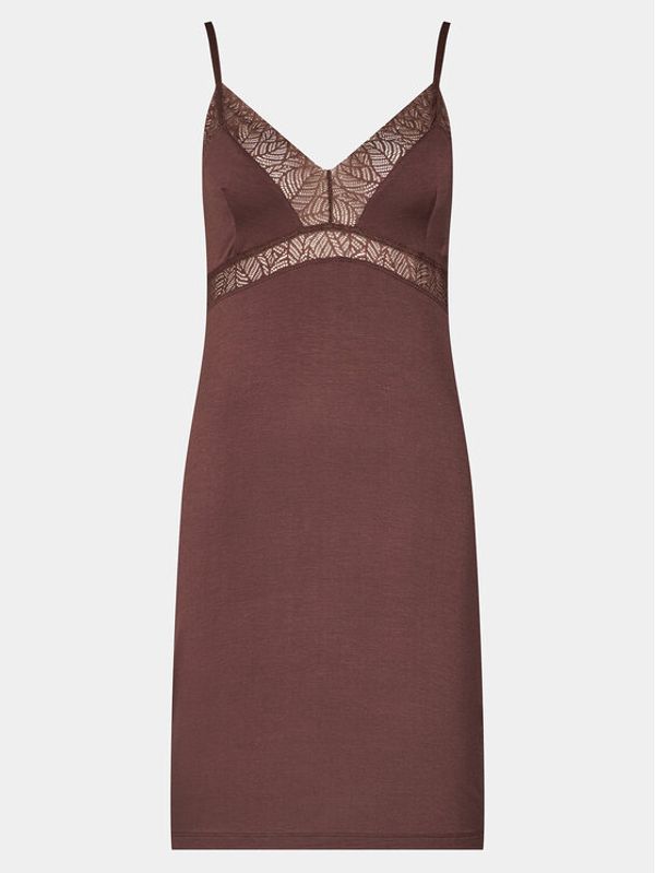 Femilet by Chantelle Femilet by Chantelle Nočna srajca Jazz FNA540 Rjava Regular Fit