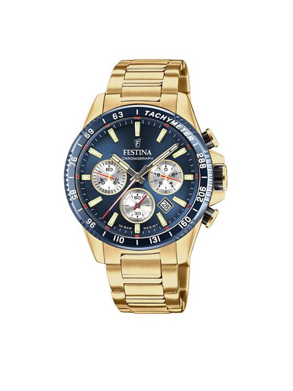 Festina Festina Ročna ura Timeless Chronograph 20634/1 Zlata