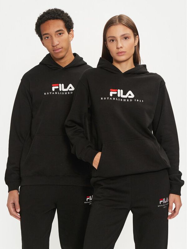 Fila Fila Jopa Unisex Brunssum FAU0145 Črna Regular Fit