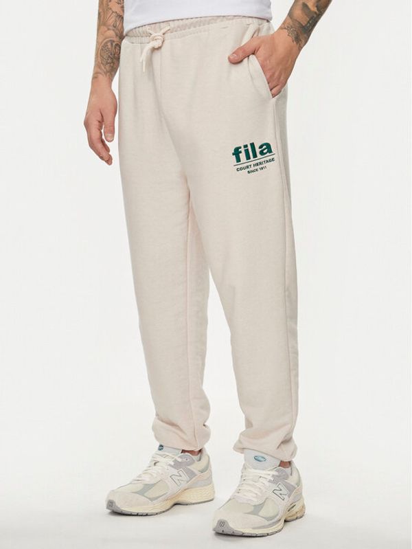 Fila Fila Spodnji del trenirke FAM0647 Bež Regular Fit