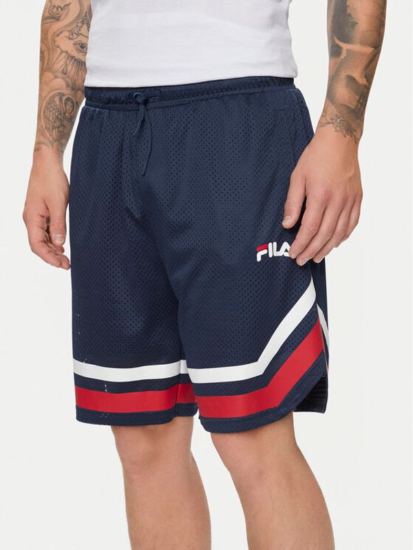 Fila Fila Športne kratke hlače FAM0651 Mornarsko modra Regular Fit