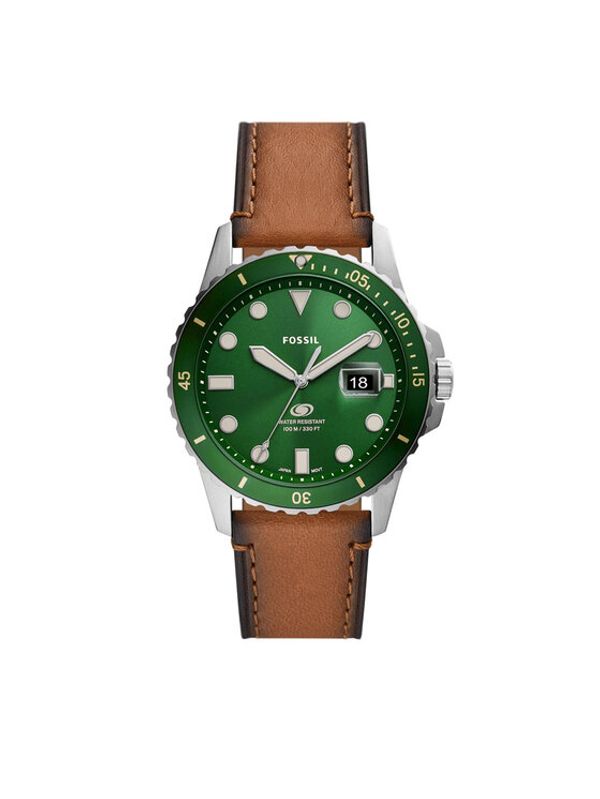 Fossil Fossil Ročna ura Blue FS5946 Rjava