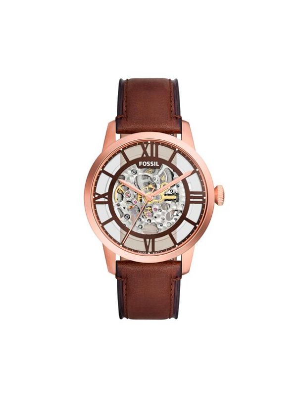 Fossil Fossil Ročna ura Townsman ME3259 Rjava