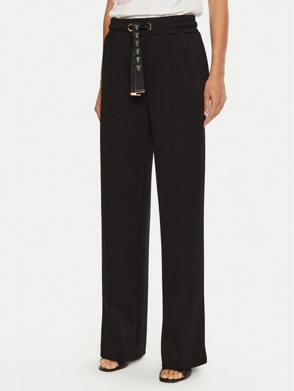 Fracomina Fracomina Spodnji del trenirke FR24WV2007F44801 Črna Regular Fit