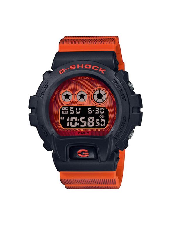 G-Shock G-Shock Ročna ura DW-6900TD-4ER Oranžna