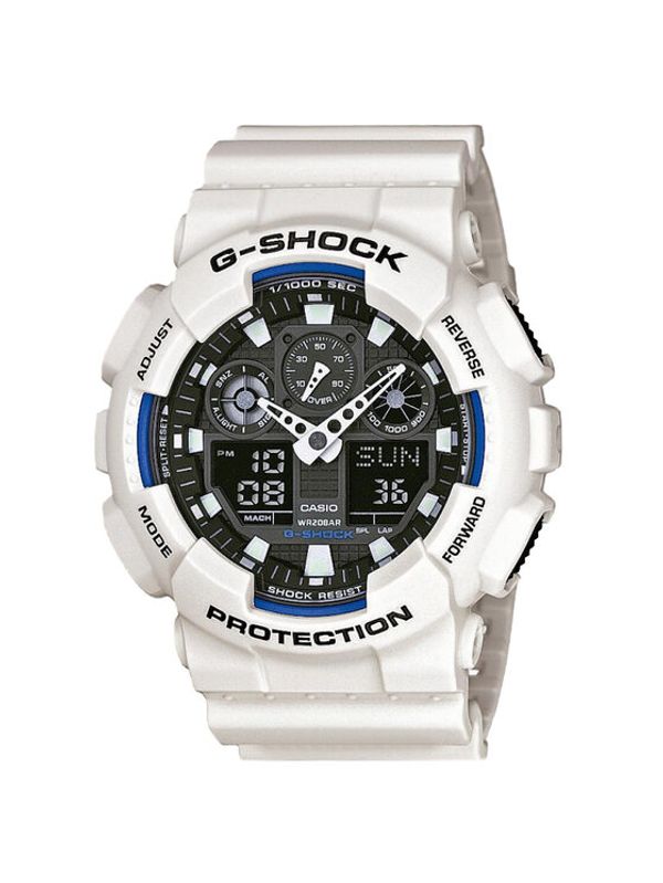G-Shock G-Shock Ročna ura GA-100B-7AER Bela