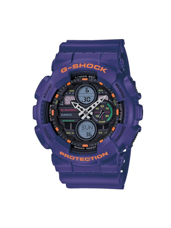 G-Shock G-Shock Ročna ura GA-140-6AER Vijolična