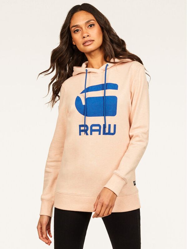 G-Star Raw G-Star Raw Jopa Boyfriend Diamond Line Graphic Hooded D16236-A613-B243 Roza Loose Fit