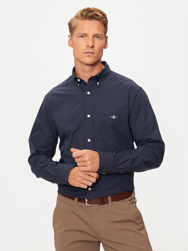 Gant Gant Srajca 3240160 Mornarsko modra Regular Fit