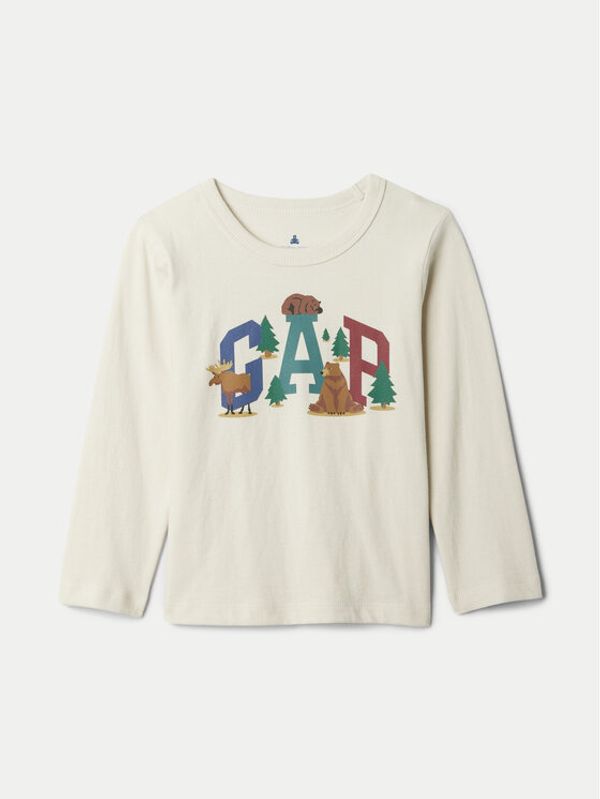 Gap Gap Bluza 515126-05 Bež Regular Fit