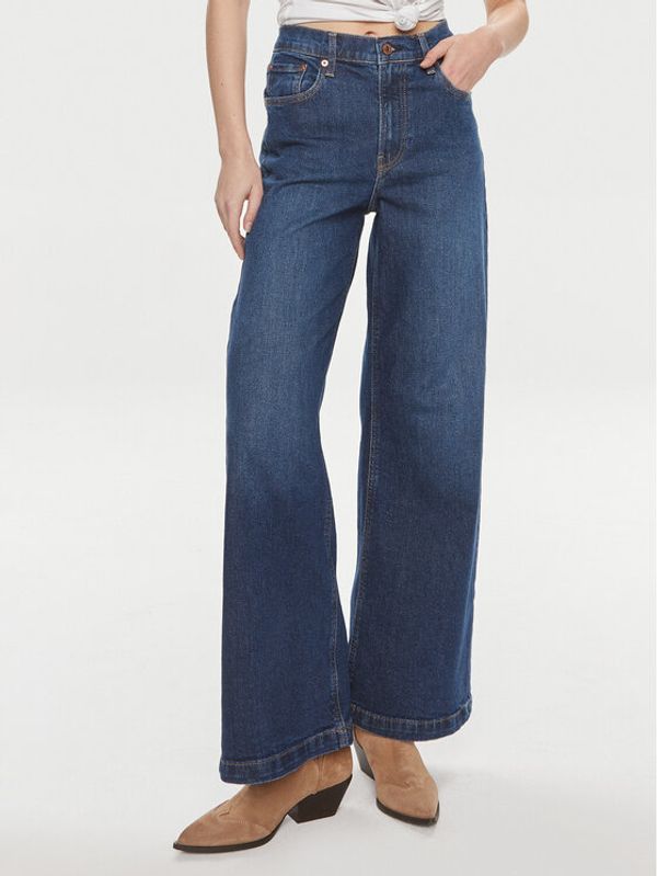 Gap Gap Jeans hlače 406725 Modra Wide Leg