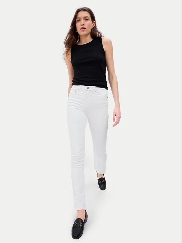 Gap Gap Jeans hlače 570955-00 Bela Slim Fit
