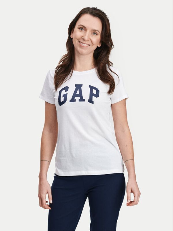 Gap Gap Majica 268820-06 Bela Regular Fit