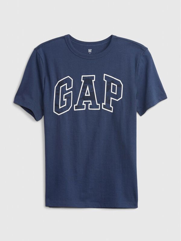 Gap Gap Majica 424016-03 Mornarsko modra Regular Fit